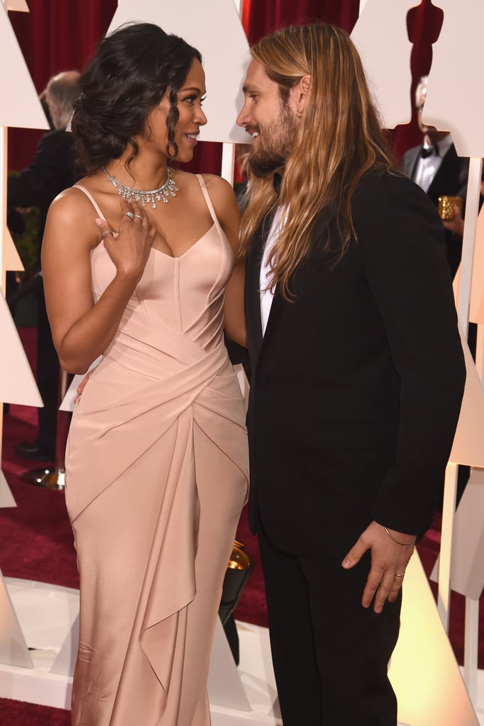 Zoe Saldana at the Oscars 2015 Pictures