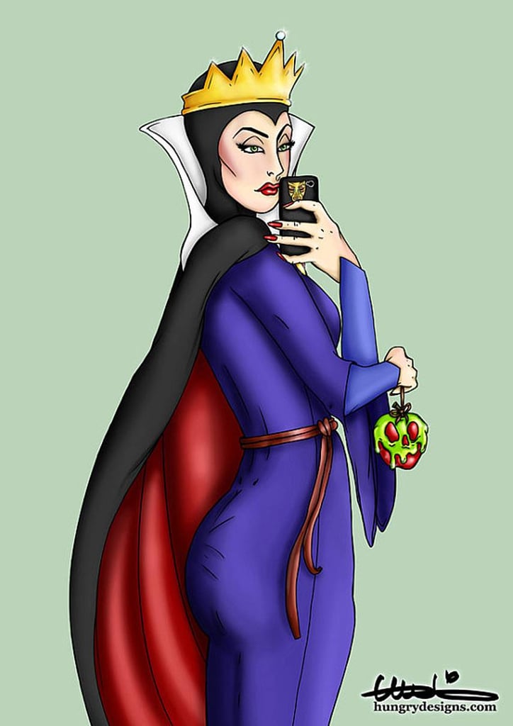 The Evil Queen Disney Selfies Art Popsugar Love And Sex Photo 17 