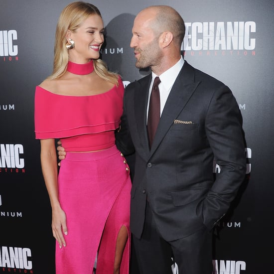 Rosie Huntington-Whiteley Jason Statham Mechanic Premiere