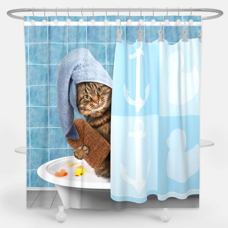 Cat Shower Curtain Funny and Weird Shower Curtains on Amazon 2019