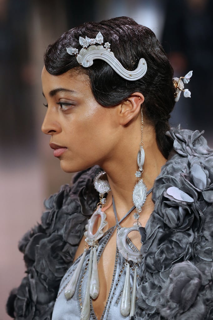 Fendi Spring 2021 Couture Featured Venetian Glass Hair Combs