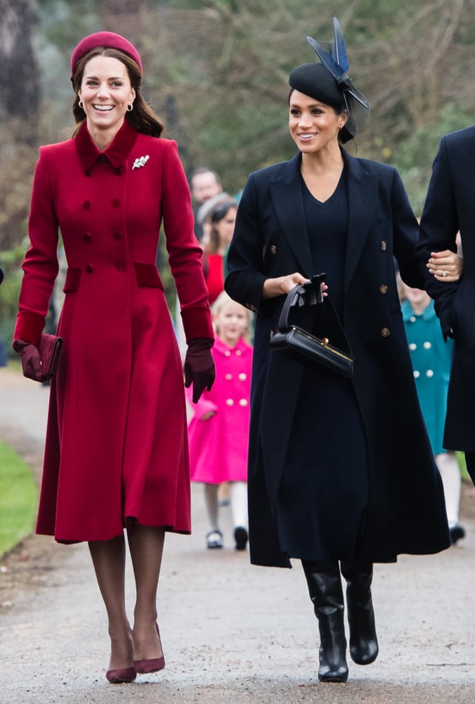 Kate Middleton and Meghan Markle at Christmas Service 2018