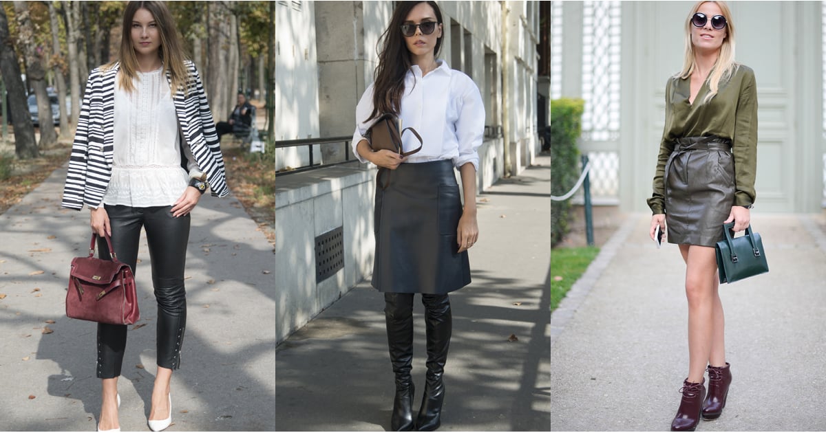 How to Wear Leather at the Office | POPSUGAR Fashion