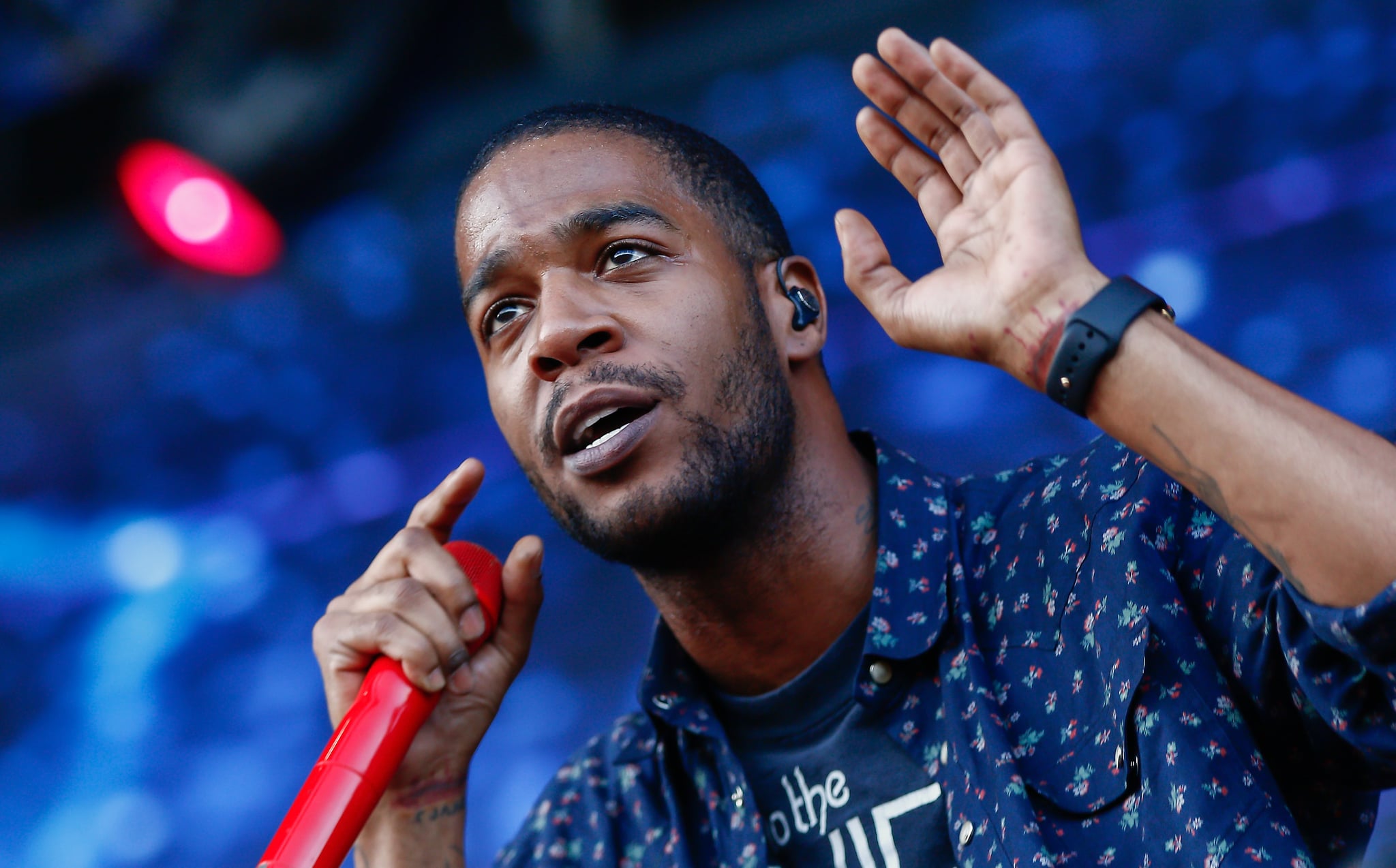 CHICAGO - AUG 01: Kid Cudi performs at 2015 Lollapalooza  at Grant Park on August 1, 2015 in Chicago, Illinois  (Photo by Michael Hickey/Getty Images)