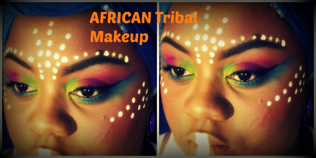 Colorful African-Inspired Makeup Look