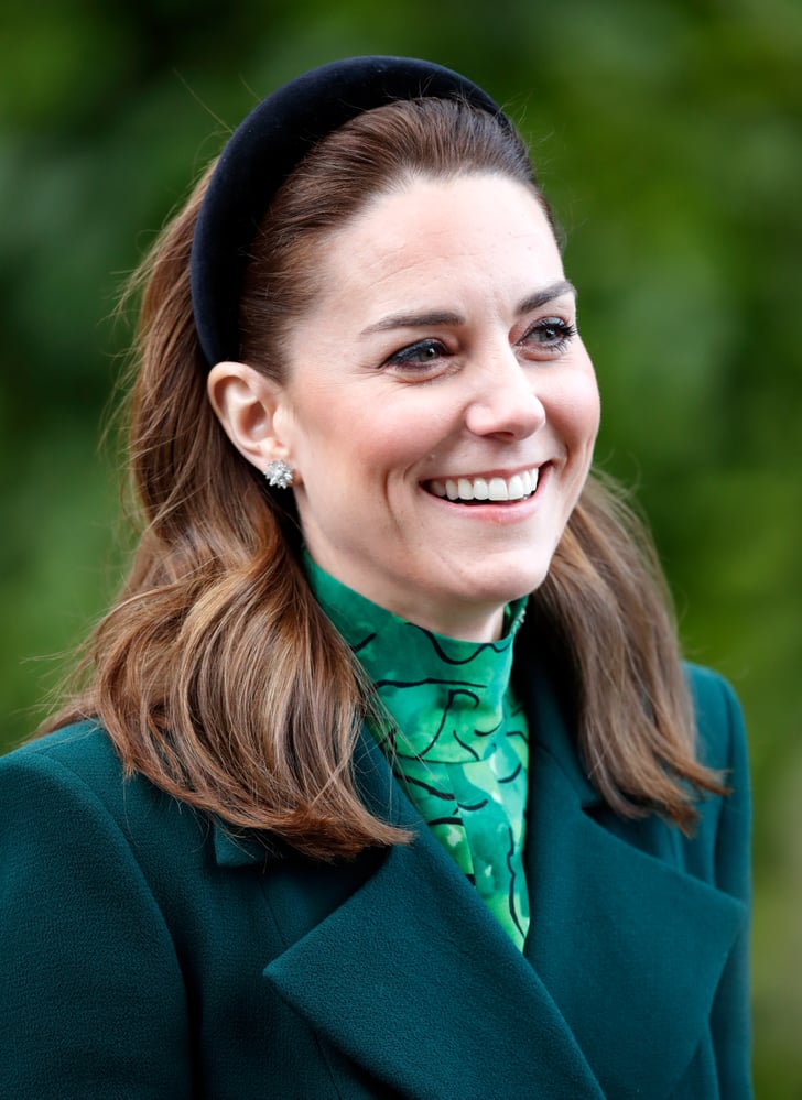 The Duchess of Cambridge in a Velvet Jane Taylor Headband | Kate ...