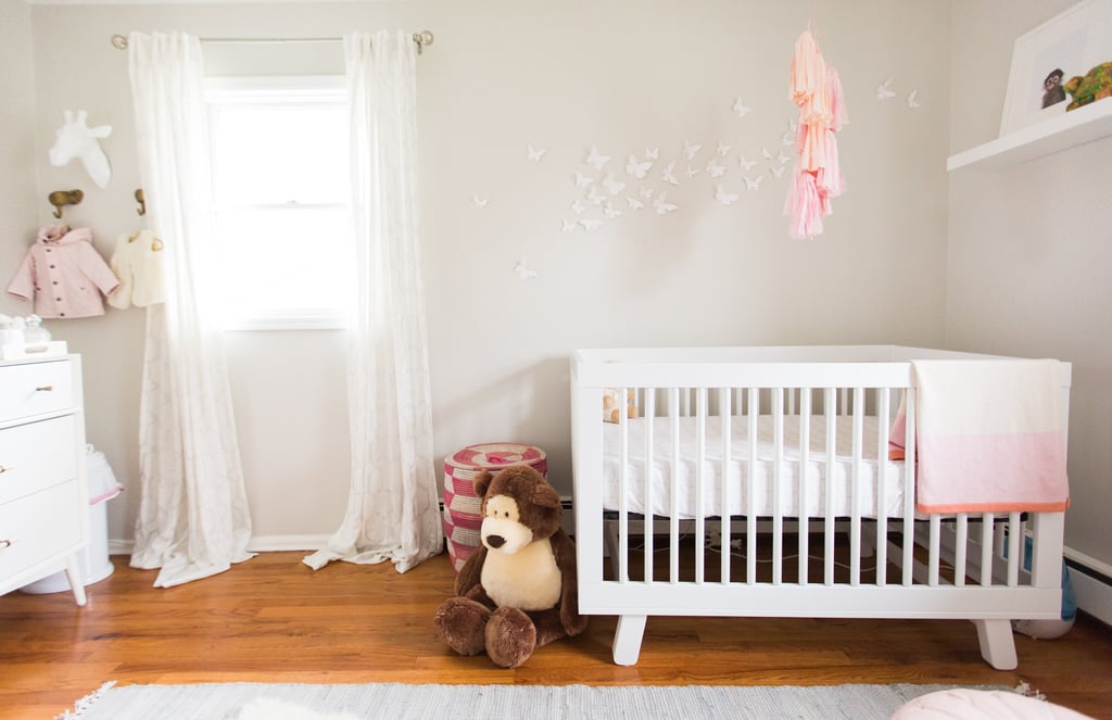 Simple and Bright Nursery For a Baby Girl