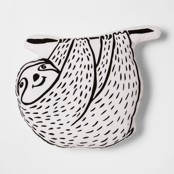 sloth shaped pillow