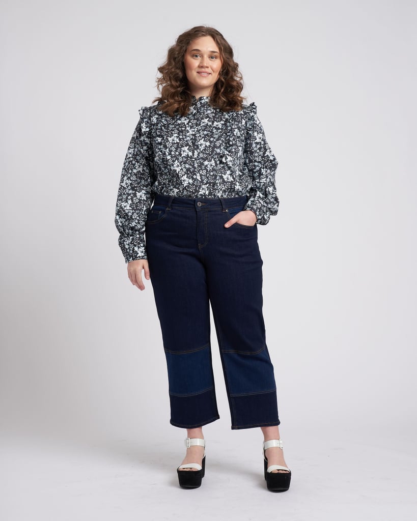 Universal Standard x Erdem Hana Patchwork Jeans