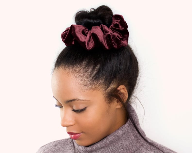 Bordeaux Velvet Scrunchie