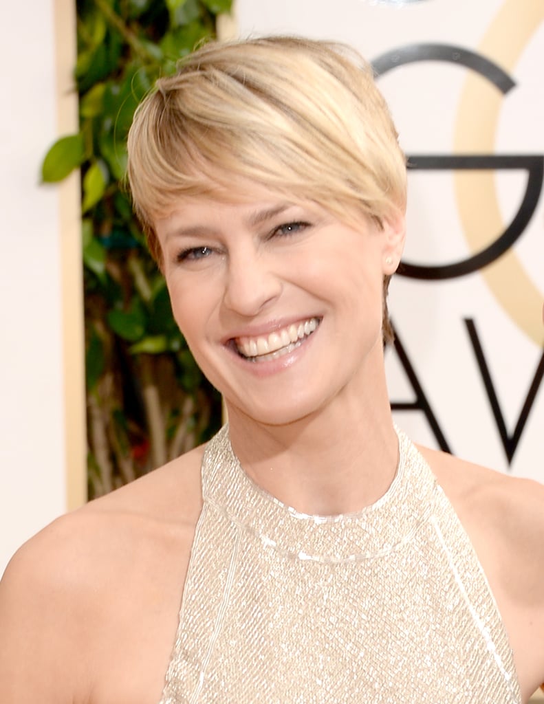 Robin Wright and Ben Foster at the Golden Globes 2014