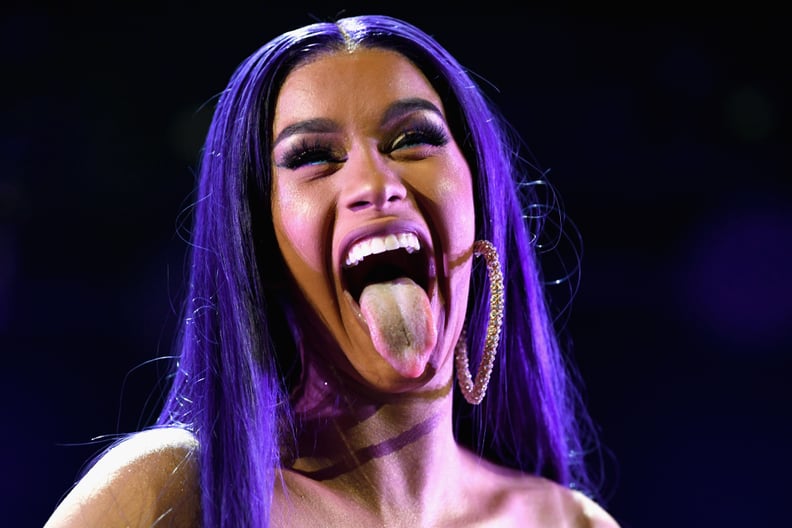 Cardi B's Purple Wig