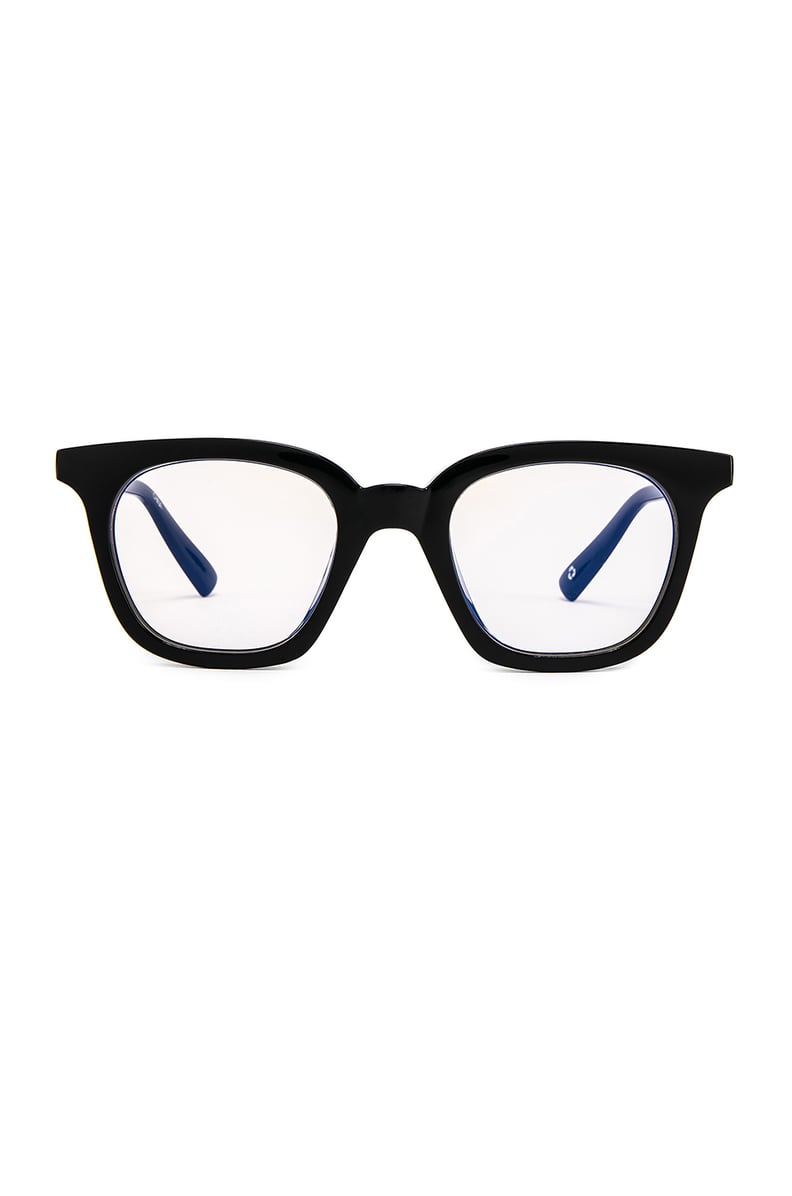 For the Person With Lots of Screen Time: The Book Club The Snatcher in Black Tie Blue Light Glasses