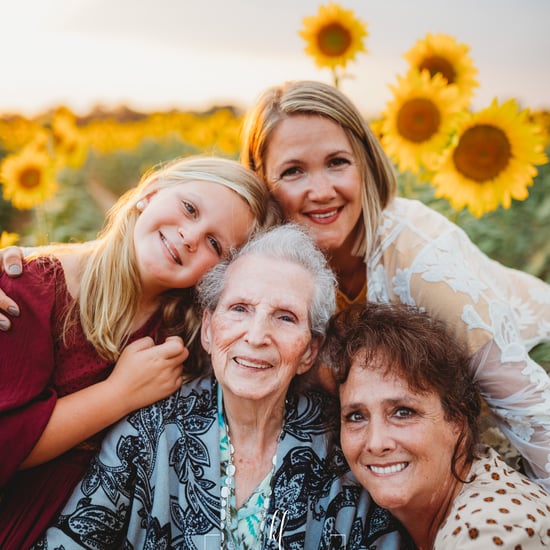 Photo Shoot With Four Generations of Family Members