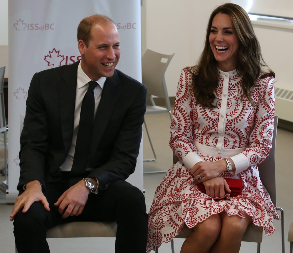 Prince William and Kate Middleton Laughing on Tour 2016