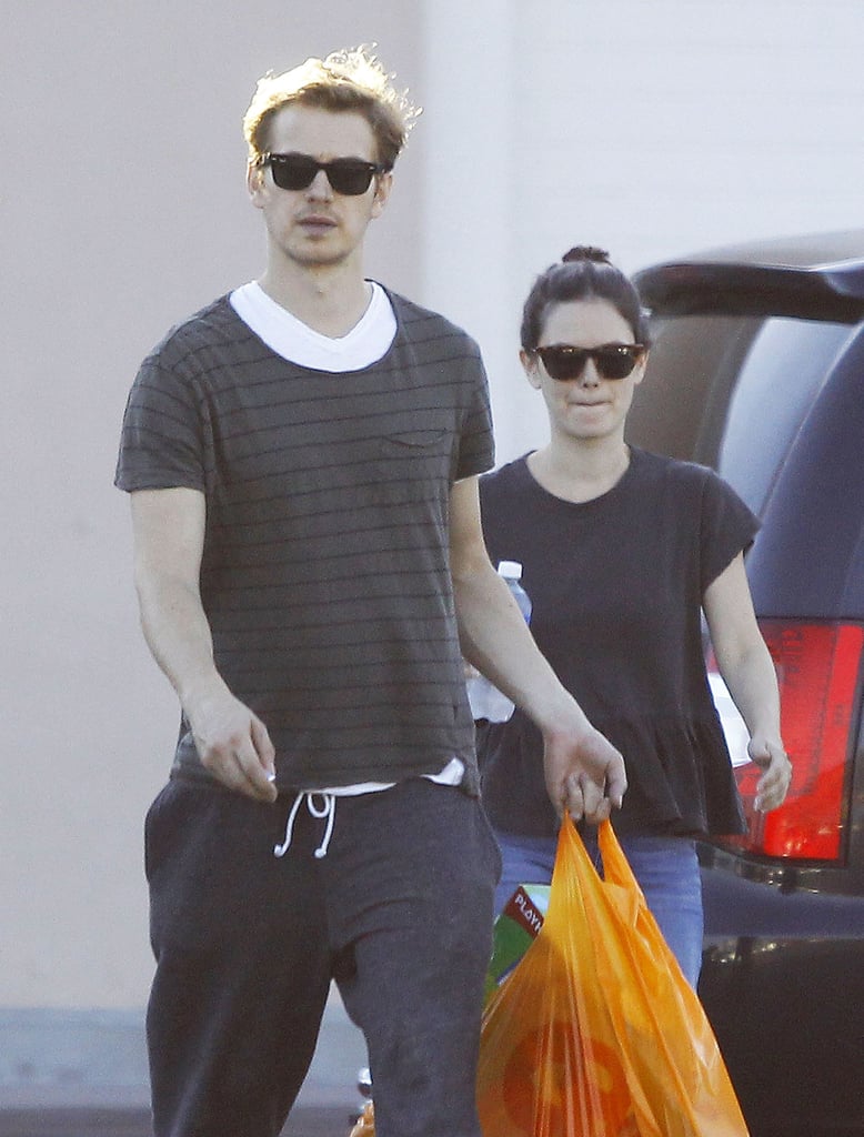 Rachel Bilson and Hayden Christensen at Toys "R" Us