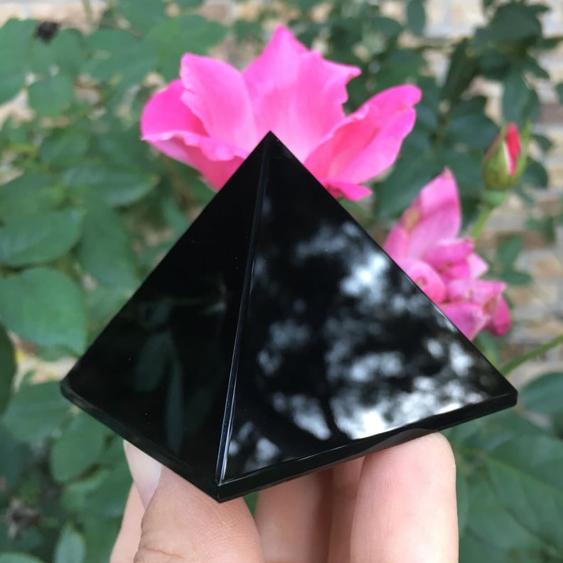 Black Obsidian Pyramid