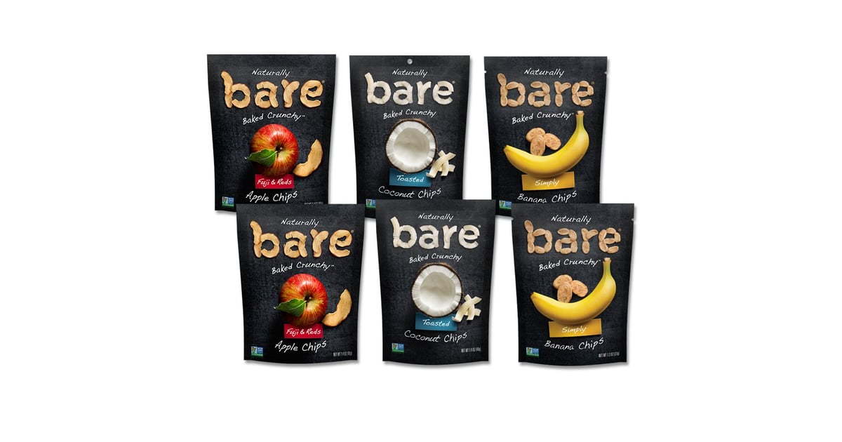 Bare Baked Crunchy Apple Chips, Banana Chips, and Coconut Chips