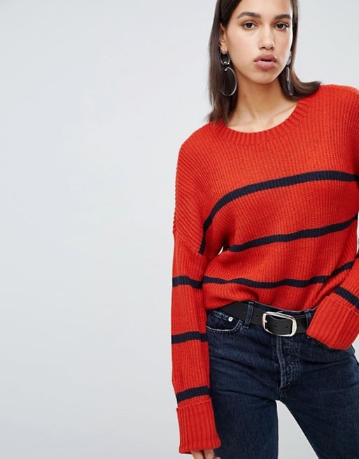 Vero Moda Stripe Detail Sweater | The Best, Most Stylish Sweaters For ...