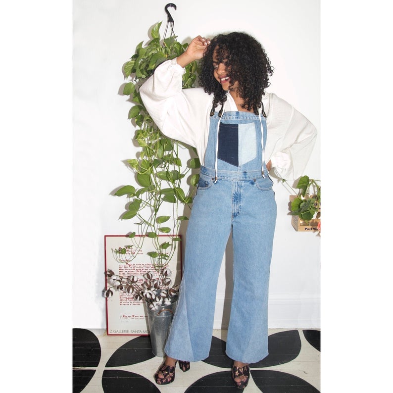 Upcycled Denim Overalls