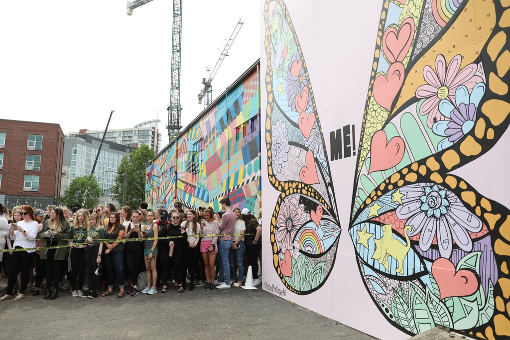 Taylor Swift Butterfly Wall Mural in Nashville 2019 Pictures