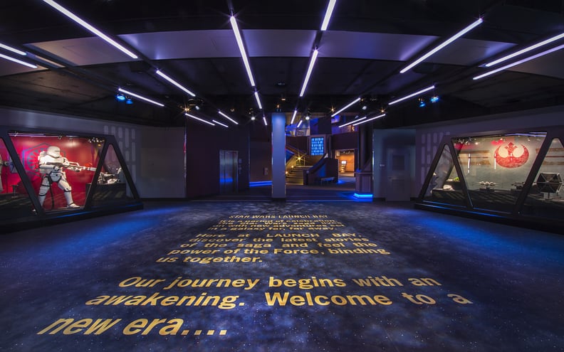 The entrance to the Launch Bay.