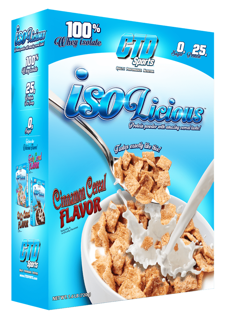 Isolicious Cinnamon Cereal Flavor Cereal Flavored 