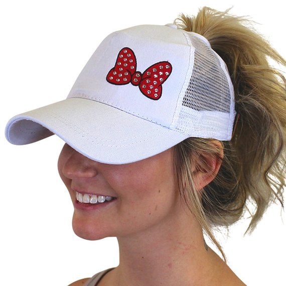 Embroidered Minnie Bow Hat