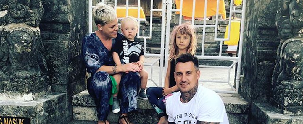 Pink Breaks From Her World Tour to Enjoy Some Quality Time With Her Family in Bali