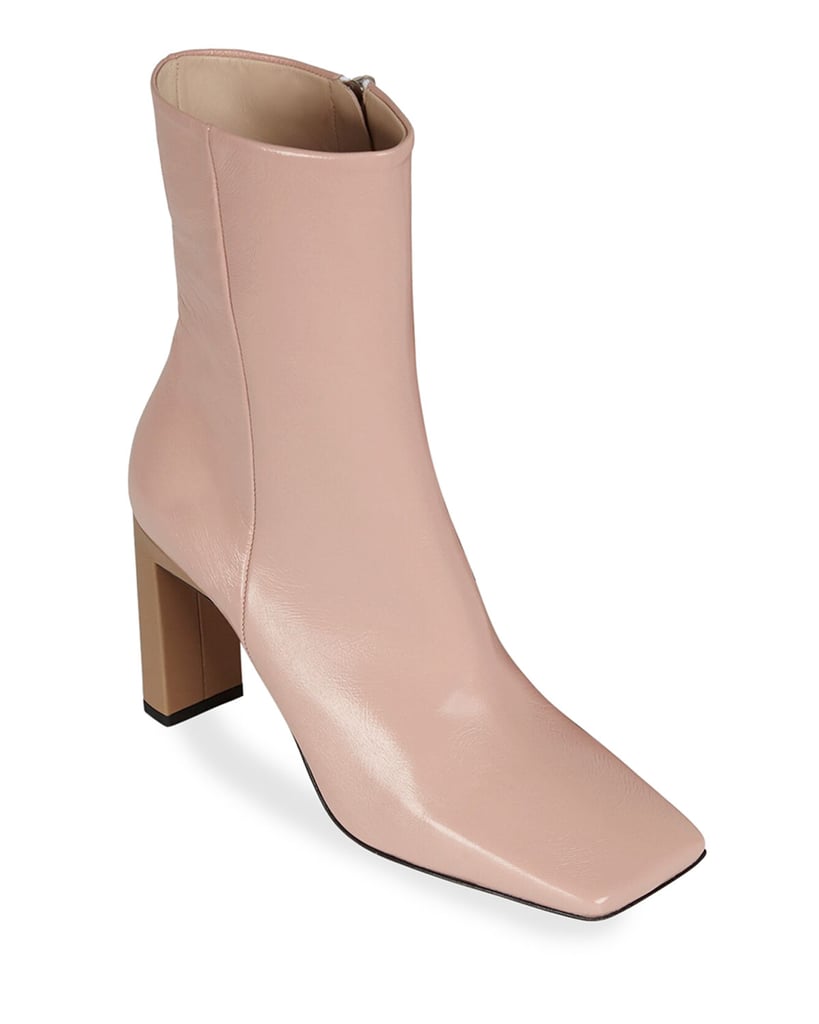 Wandler Isa Side Zip Leather Booties