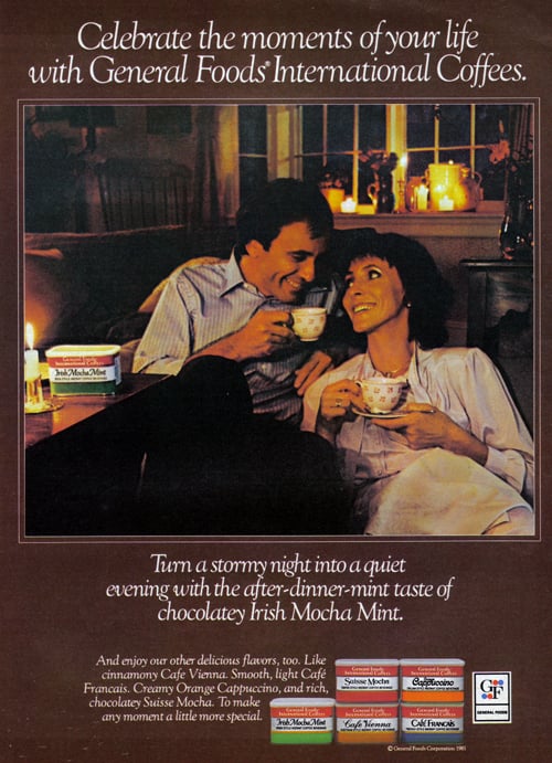 For the times you want to stay up all night with your lover sober and jittery, drink coffee!