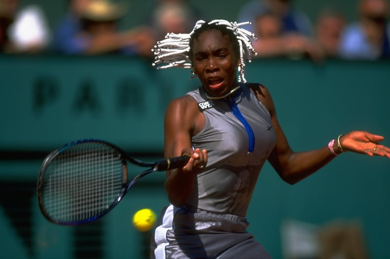 Venus Williams Competing at the French Open in 1997