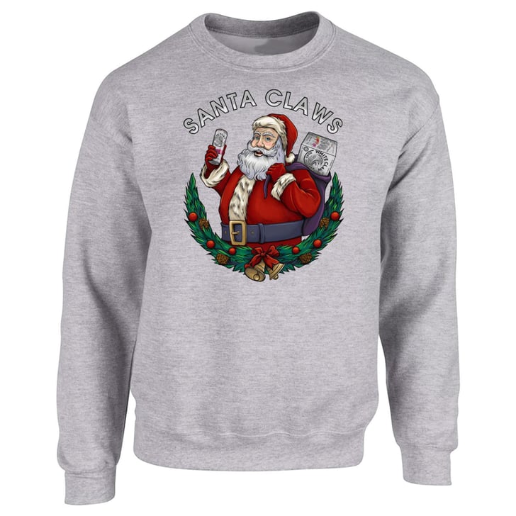 Santa claws white claw sweatshirt clearance