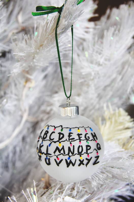 Stranger Things Hoop Ornament 