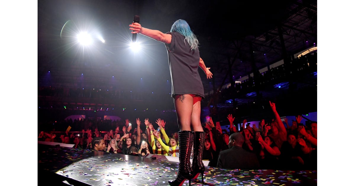 Lady Gaga Performs PreSuper Bowl Concert in Miami Photos POPSUGAR