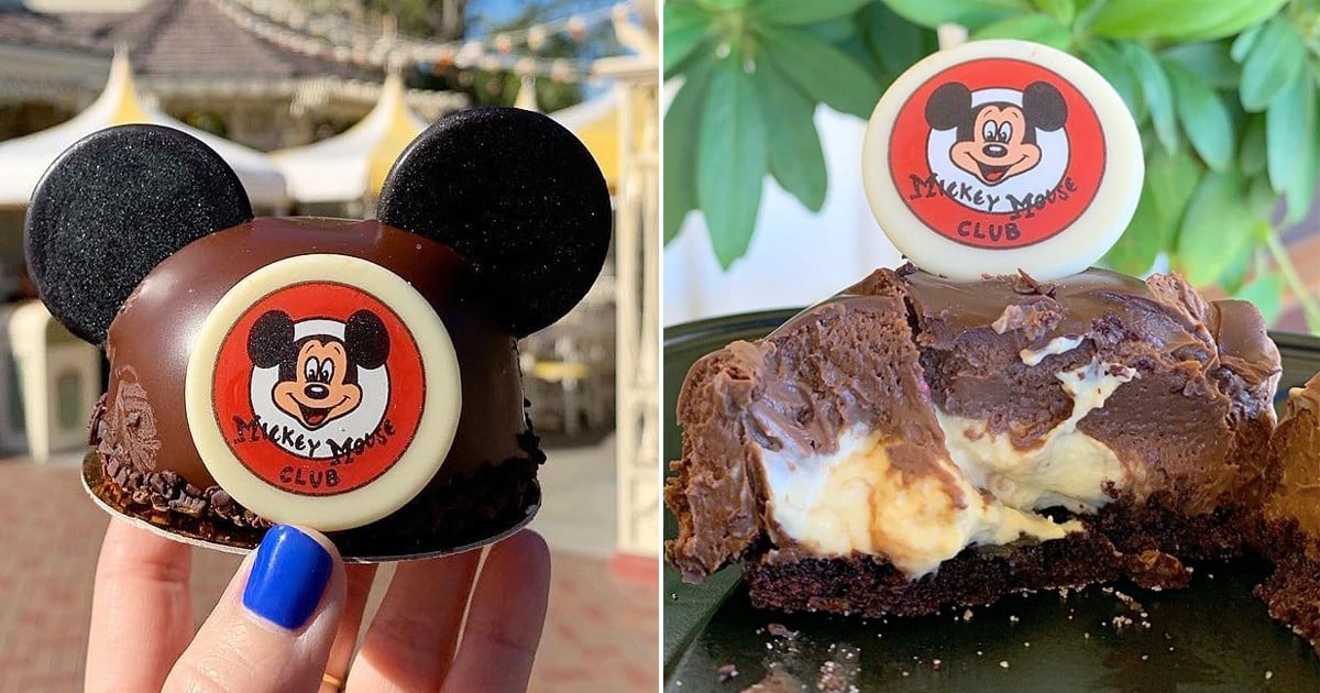 Mickey Mouse Club Chocolate Hat Dessert at Disneyland POPSUGAR Food
