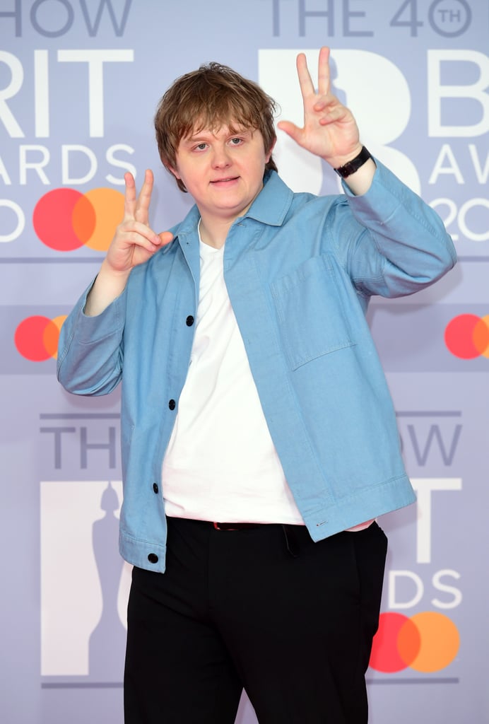 Lewis Capaldi on the 2020 BRIT Awards Red Carpet