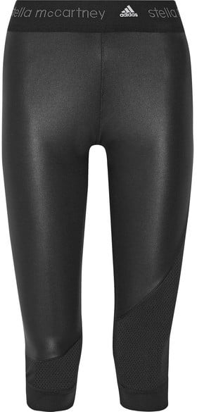 Adidas by Stella McCartney Climacool Mesh-Trimmed Leggings