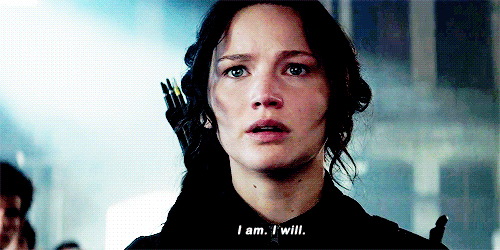 When She Declares Her Willingness to Lead in Mockingjay