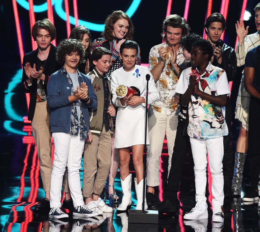 Stranger Things Cast Speech at 2017 MTV Movie and TV ...