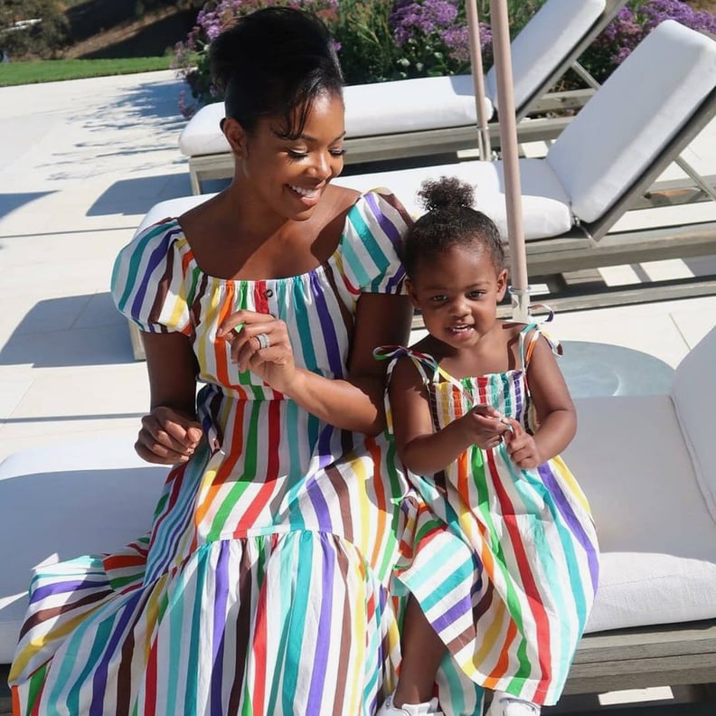 Gabrielle Union and Kaavia Wear Caroline Constas Dresses | POPSUGAR Family