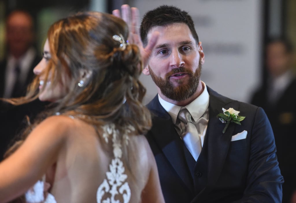 Lionel Messi and Antonella Roccuzzo Wedding | POPSUGAR Latina