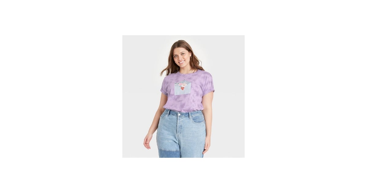 Letter Short-Sleeved Graphic T-Shirt 