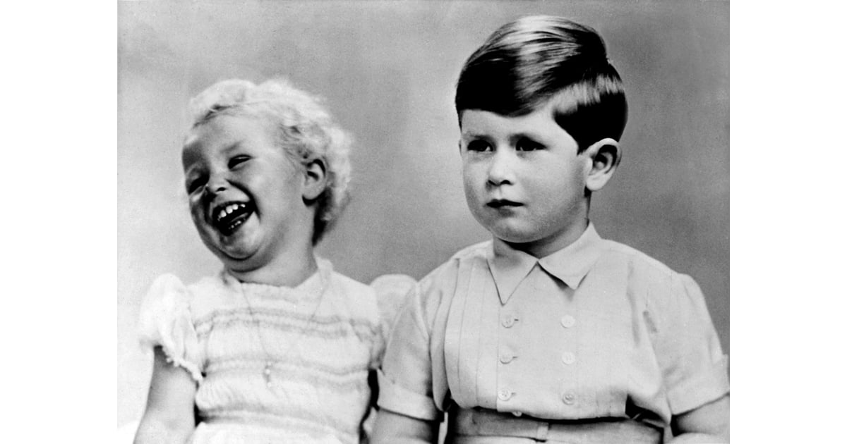 Prince Charles was so serious with his baby sister, Princess Anne, in | Pictures of Royal Babies ...