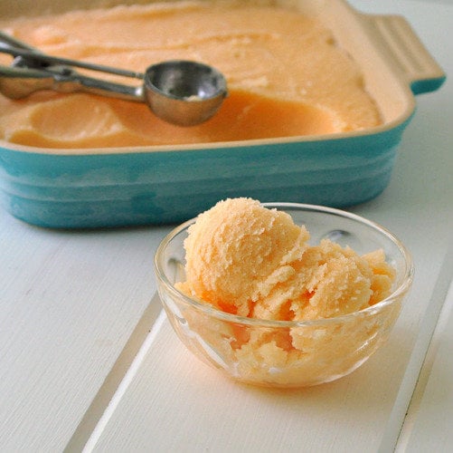 Cantaloupe Sherbet