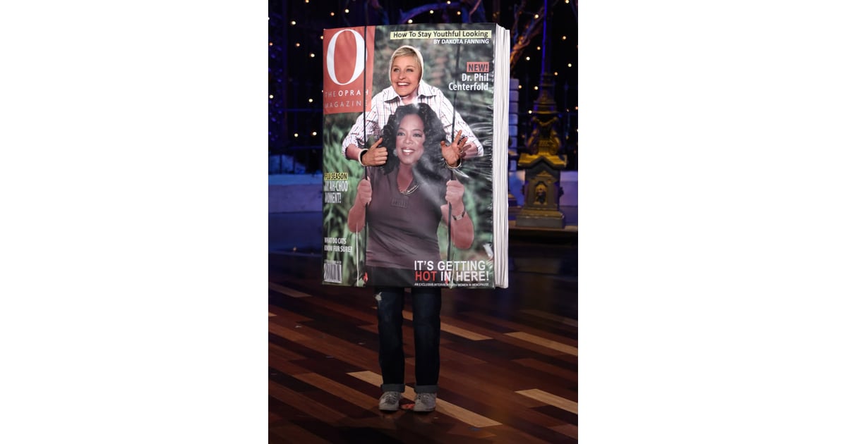 O Magazine 2009 Ellen Degeneres Halloween Costumes Over The Years Popsugar Celebrity 0670