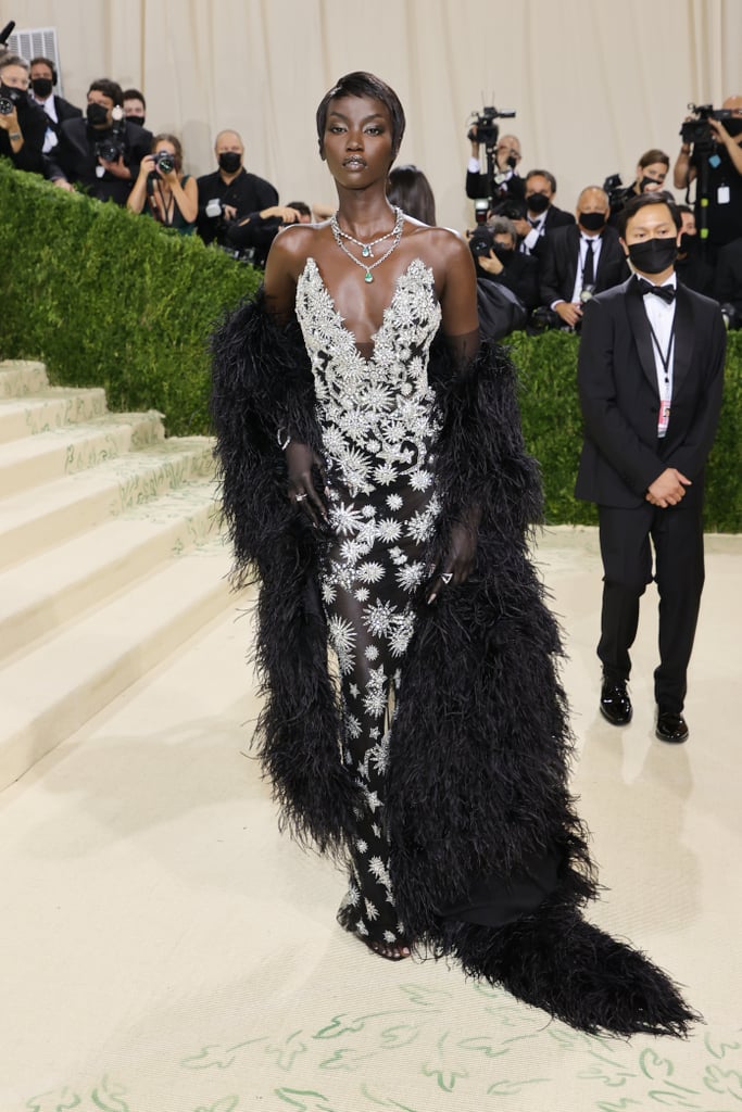 Anok Yai's Oscar de La Renta Dress at the Met Gala 2021