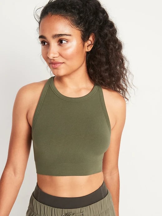 Old Navy Light Support Seamless Long-Line Sports Bra