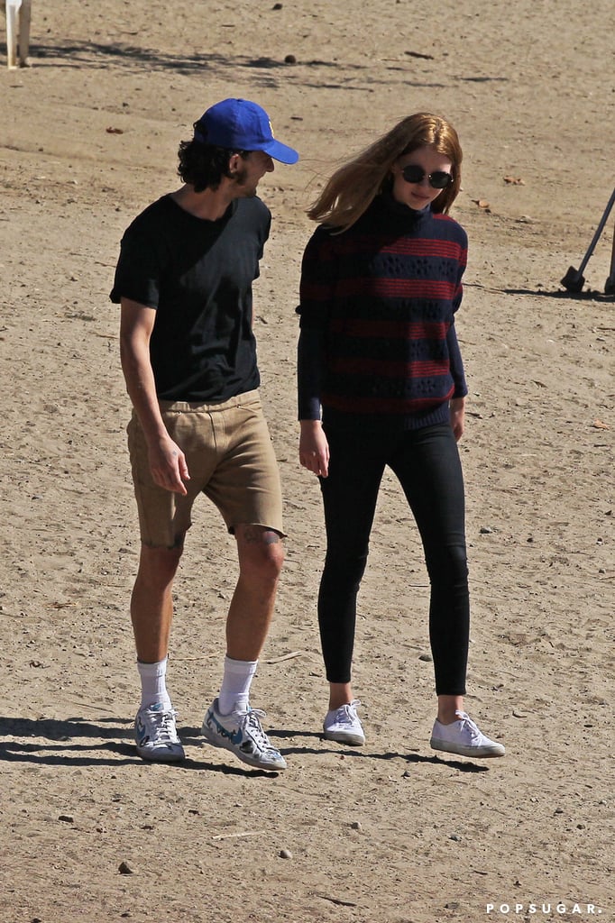 Shia LaBeouf and Mia Goth Out in LA October 2016