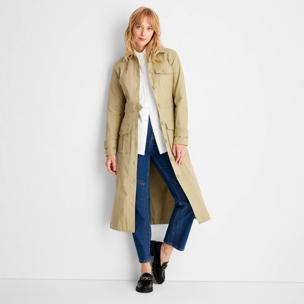 A Belted Trench Coat